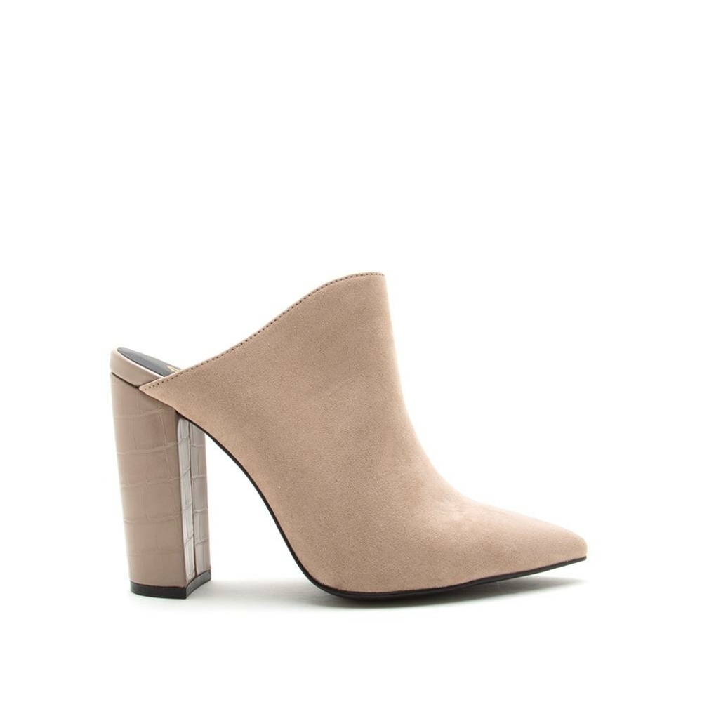 Suede Booties.